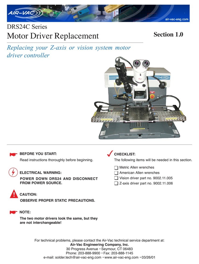AirVac DRS24C Series quick start guide
