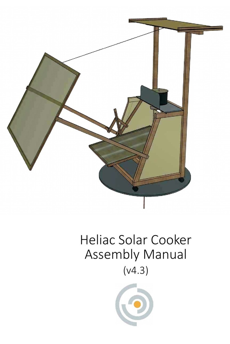 Heliac Solar Cooker Assembly manual