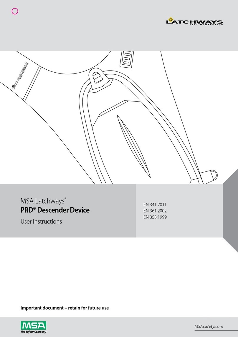 Latchways PRD User instructions