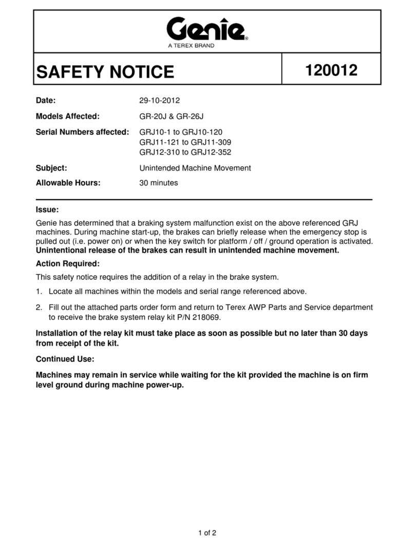 Genie GR-20J installation instructions