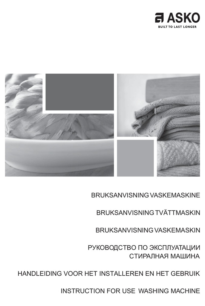 Asko WT6332 User manual
