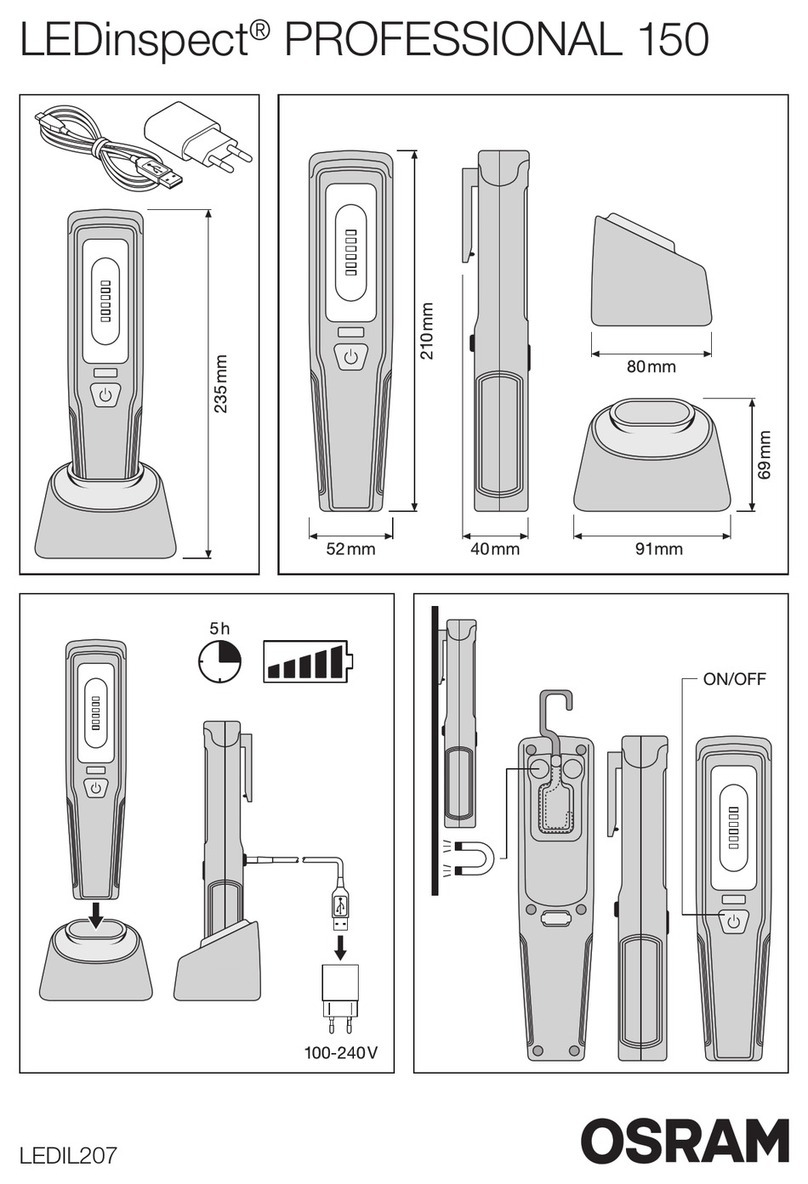 Osram LEDinspect PROFESSIONAL 150 User manual Osram LEDinspect PROFESSIONAL 150 User manual