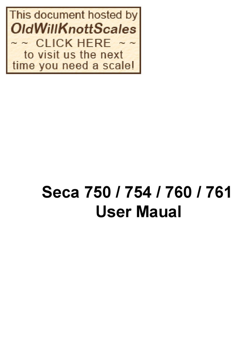 Seca colorata 760 User manual