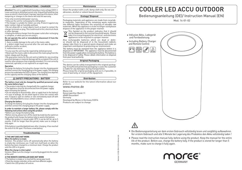 Moree 14-01-02 instruction manual