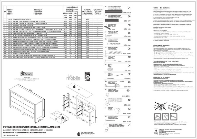 Lopas 28516 Assembly instructions