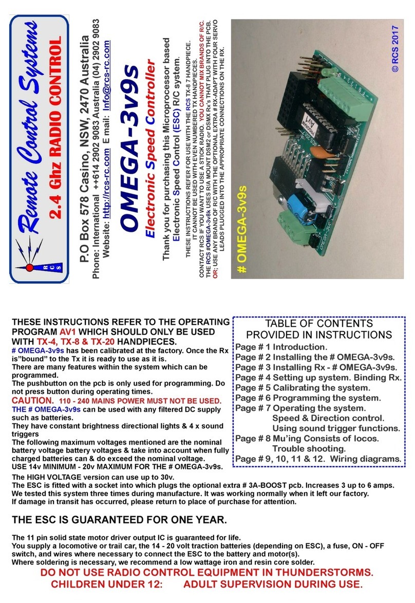 RCS OMEGA-3v9s manual