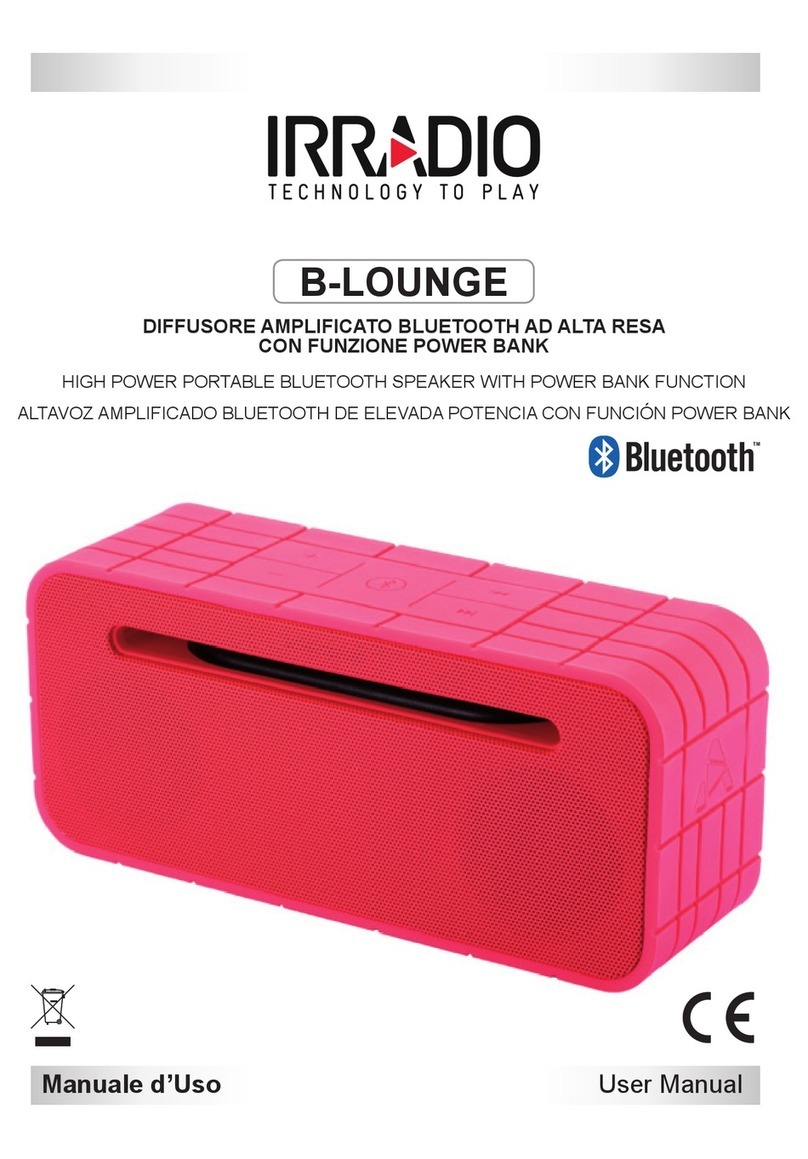 Irradio B-LOUNGE User manual