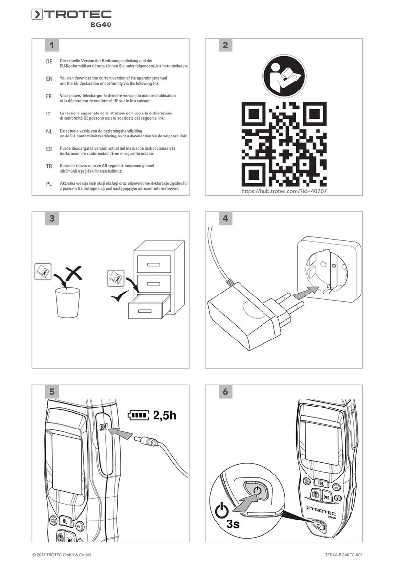 Trotec BG40 manual