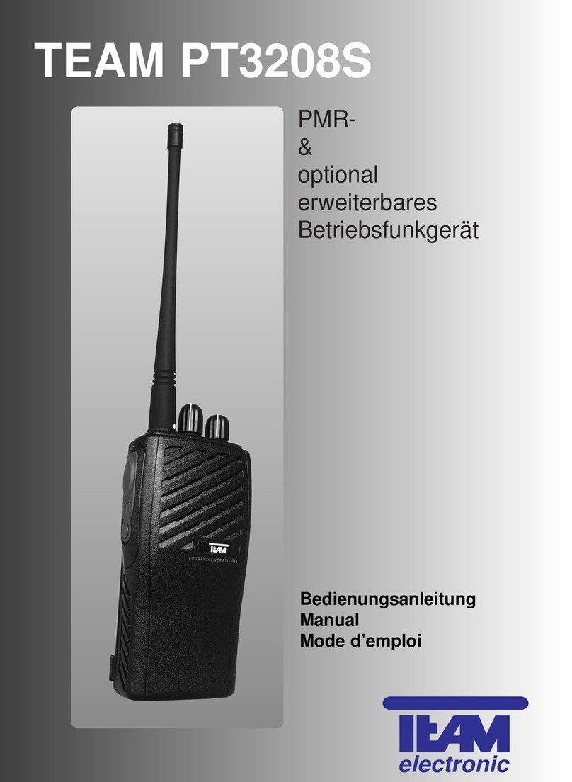 Team Electronic PT3208S User manual