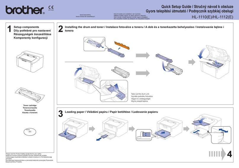 Brother HL-1110(E) User manual
