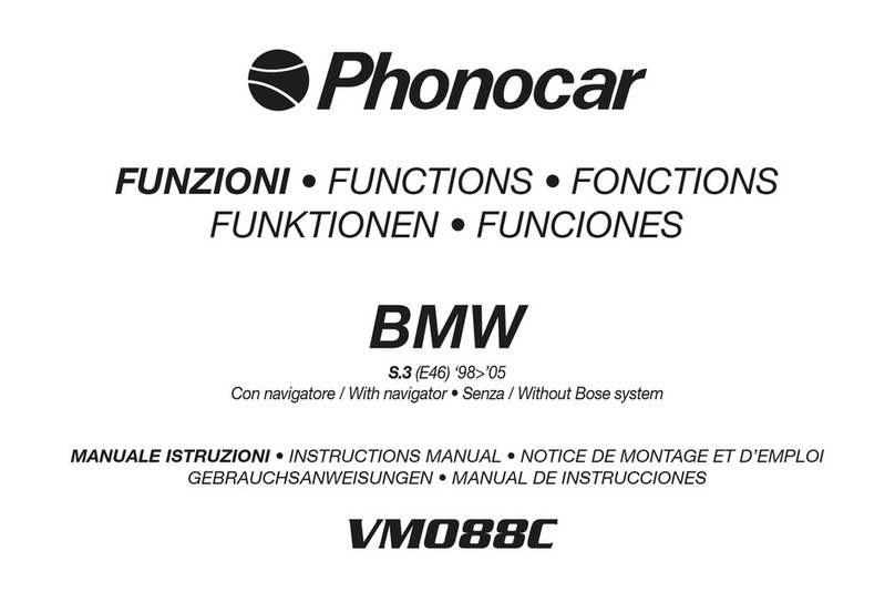Phonocar VM088C Parts list manual