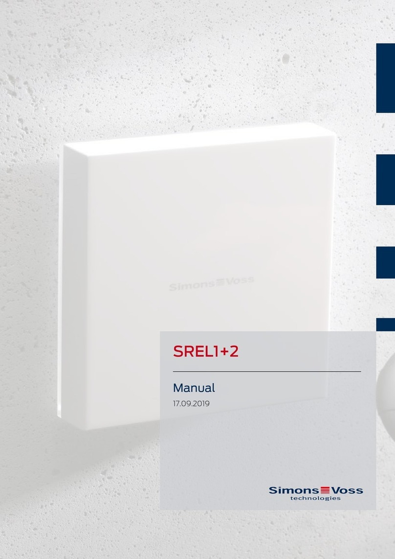 Simons Voss Technologies SmartRelay SREL Series manual