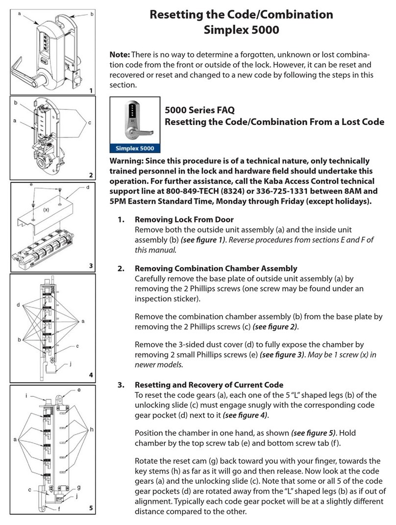 Simplex 5000 Series User manual