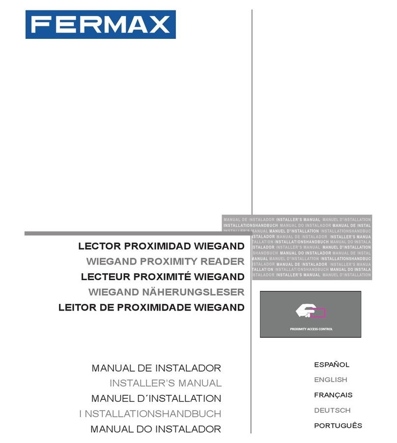 Fermax MIFARE Installer manual