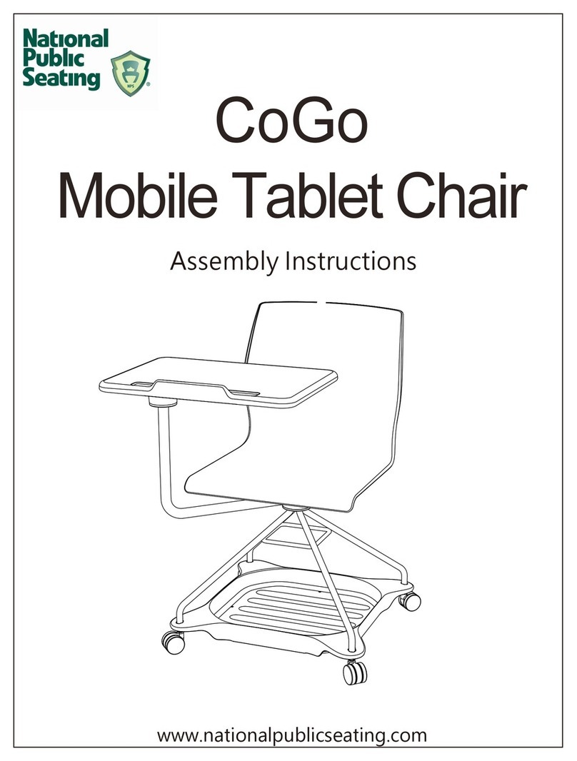 National Public Seating CoGo User manual