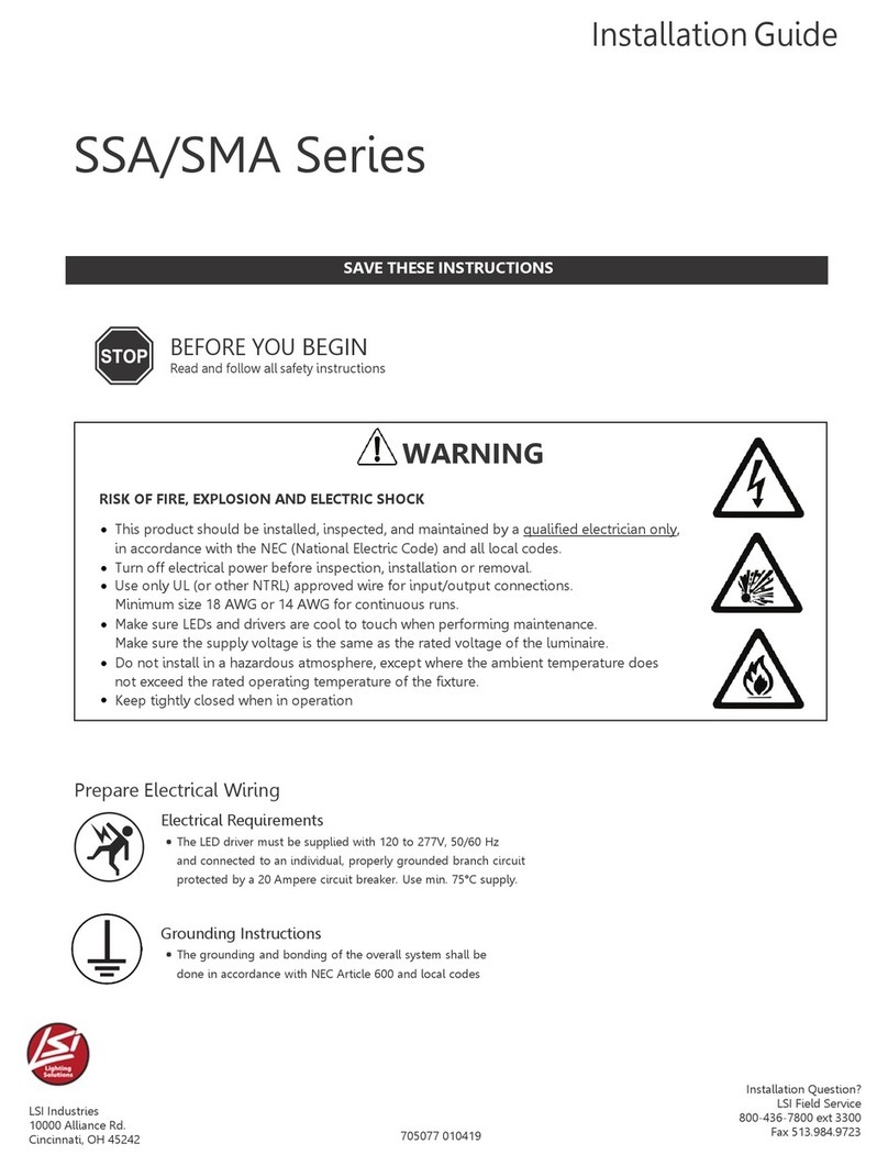 LSI SSA Series User manual