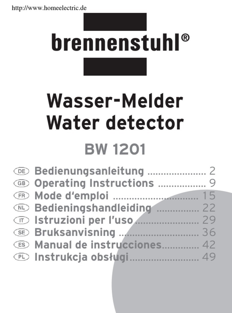 brennenstuhl BW 1201 operating instructions