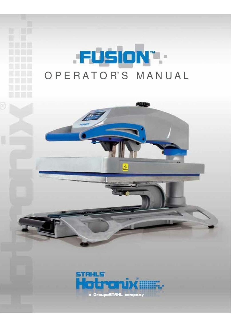 Stahl Hotronix DUAL Air Fusion Operator's manual