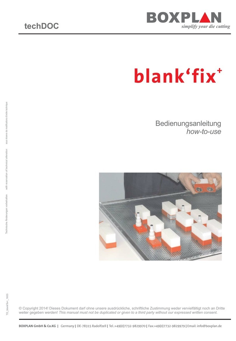 BOXPLAN blank'fix+ How to use