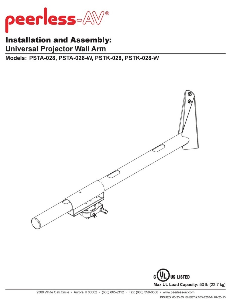peerless-AV PSTA-028 Guide
