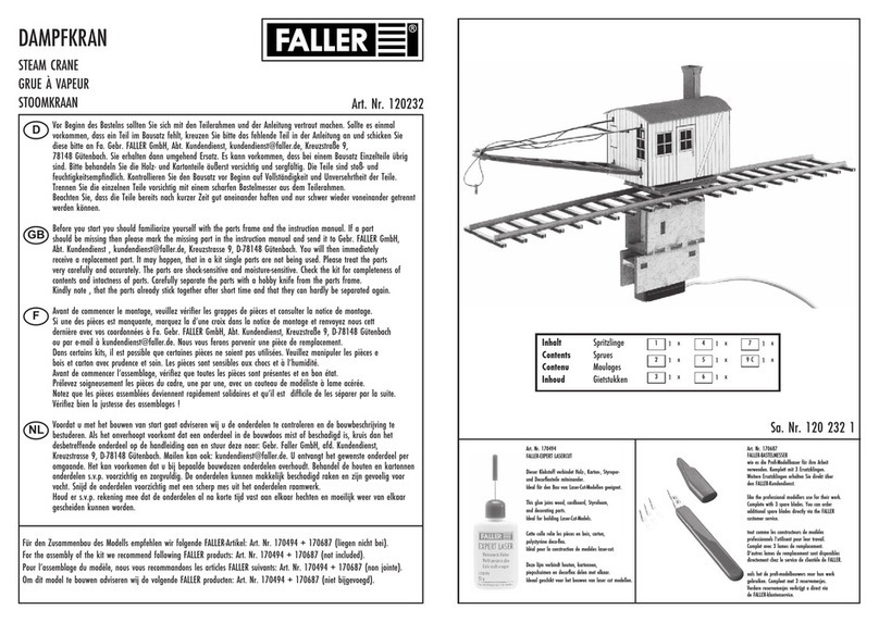 Faller 120232 manual