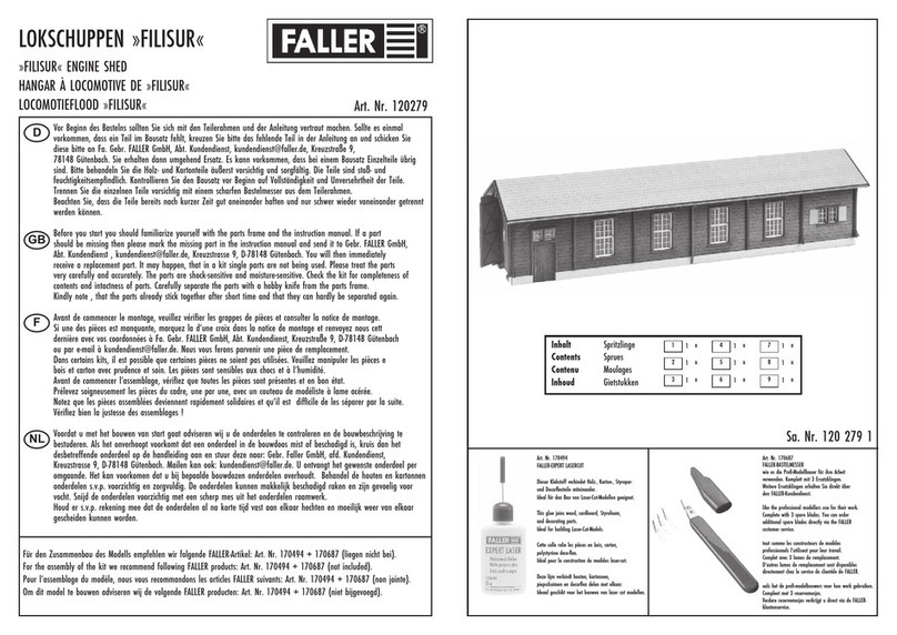 Faller Filisur User manual