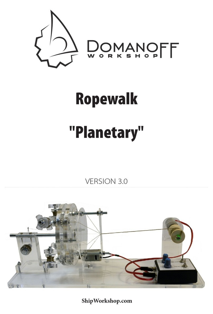 Domanoff Planetary Ropewalk User manual