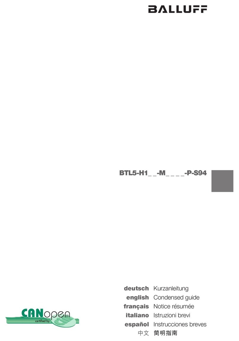 Balluff BTL5-H1 M Series Condensed guide