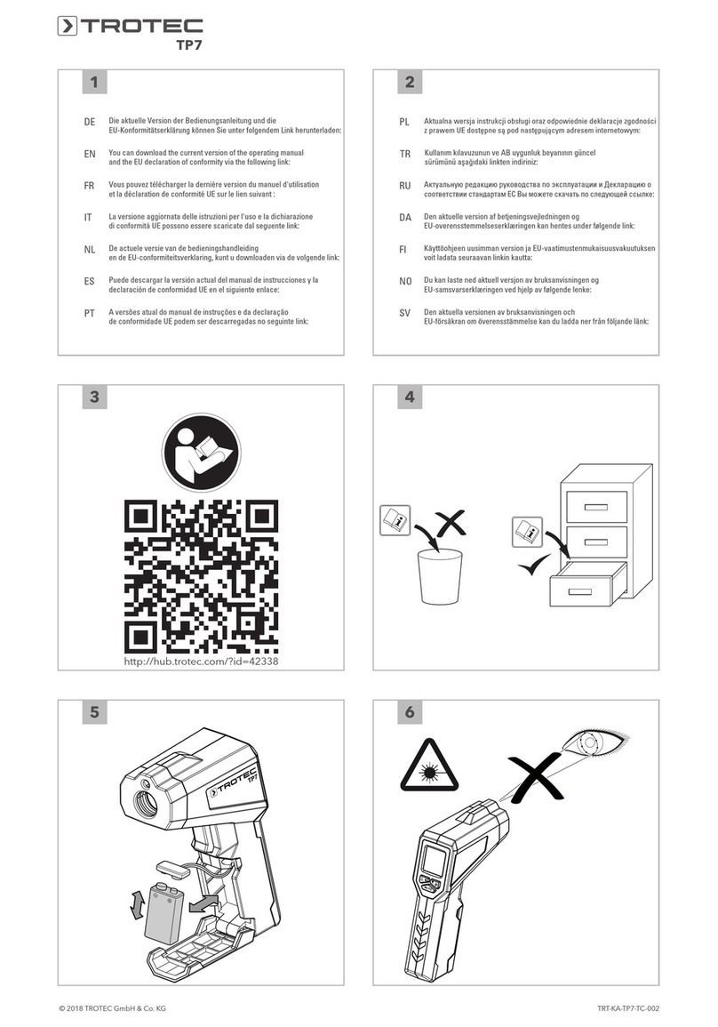 Trotec TP7 User manual