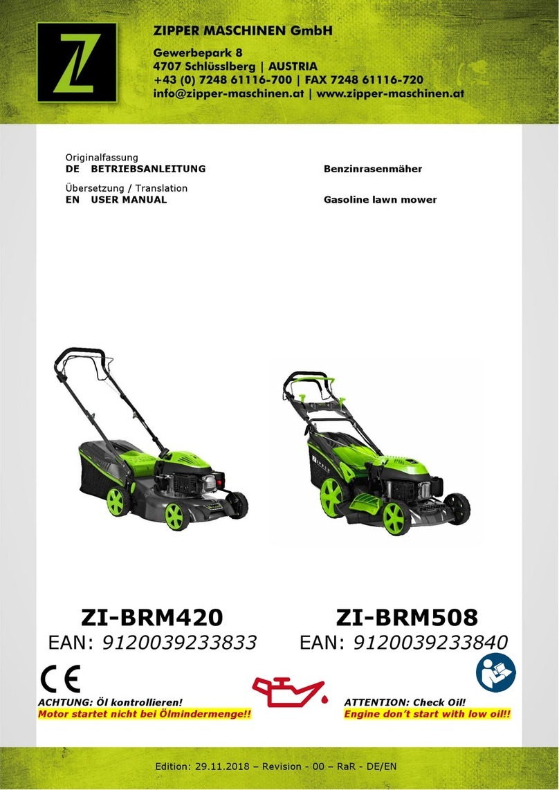Z.I.P.P.ER MASCHINEN ZI-BRM420 user manual