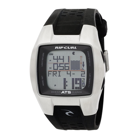 Rip curl Oceansearch Tide User manual