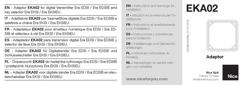 Nice EKA02 Technical specifications