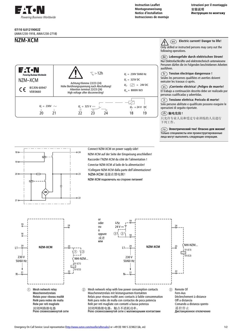 Eaton NZM-XCM Manual
