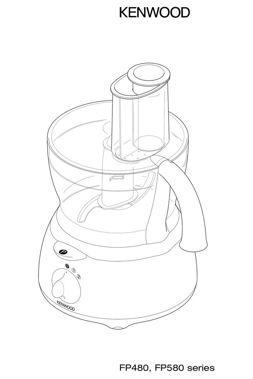 Kenwood FP480 series User manual