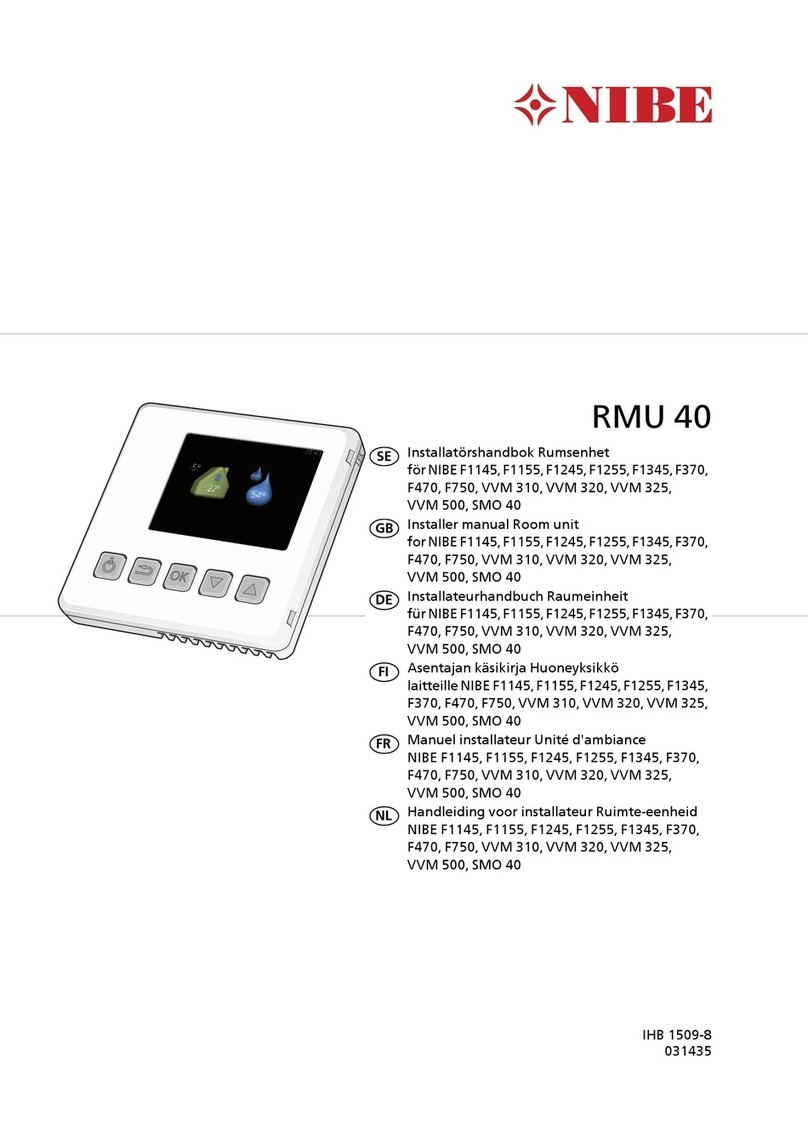 Nibe F1145 series User guide