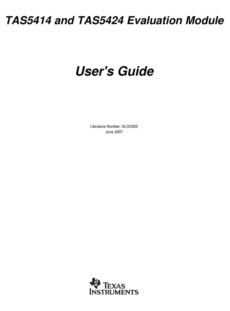 Texas Instruments TAS5424 User manual