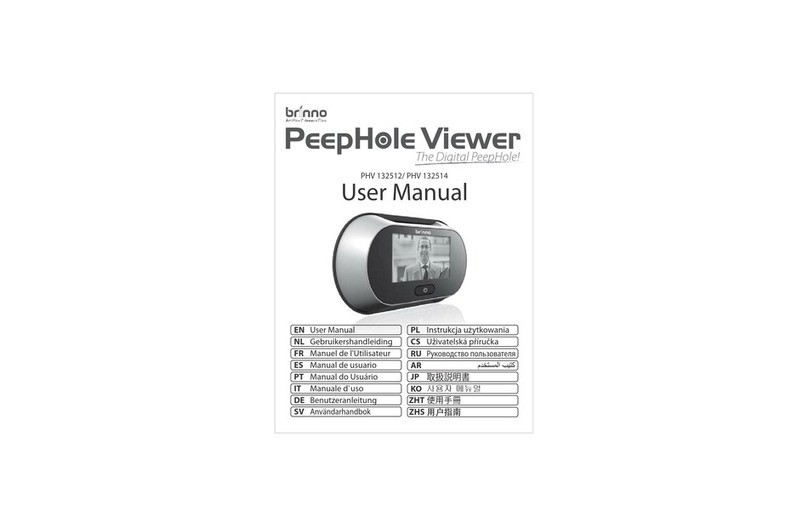Brinno PeepHole Viewer PHV 132512 User manual