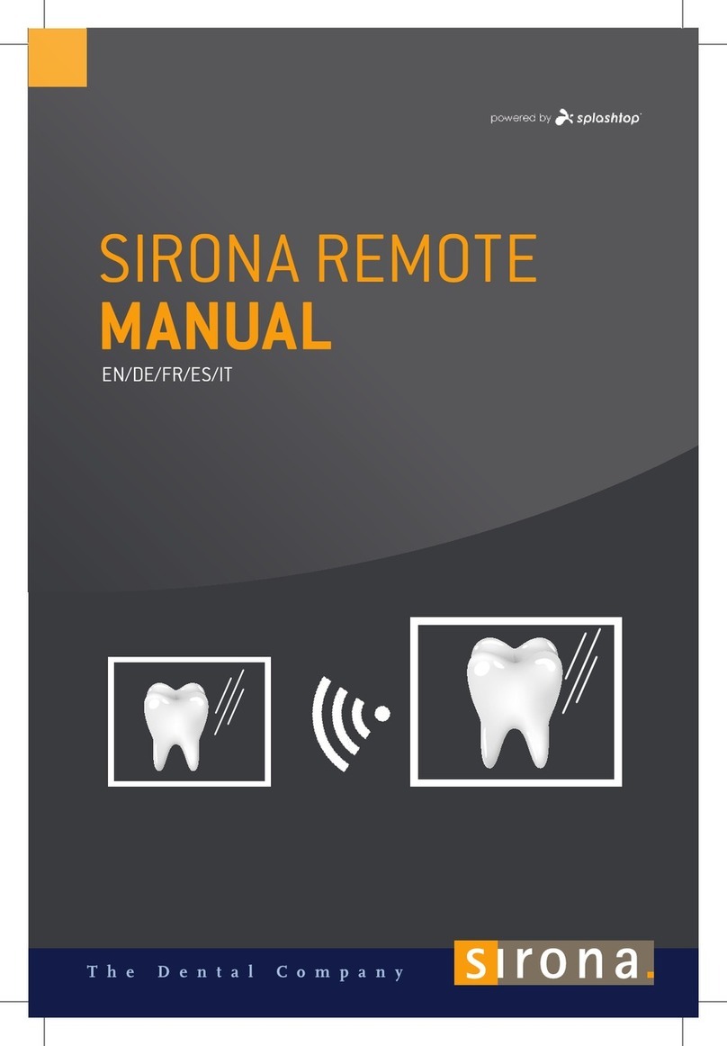 splashtop SIRONA REMOTE manual