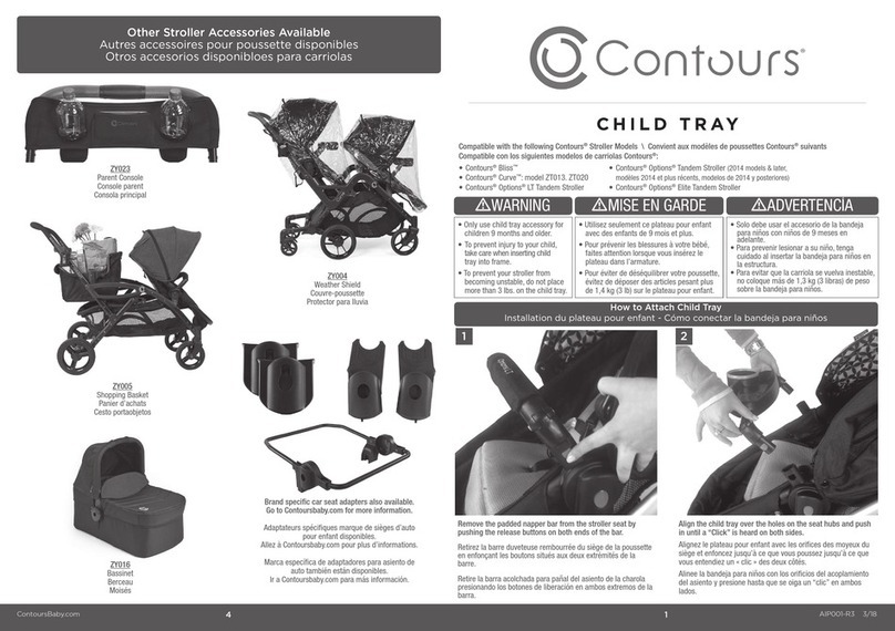 Contours Child Tray quick start guide