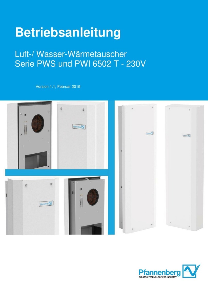 Pfannenberg PWS 6502 T 230V User manual