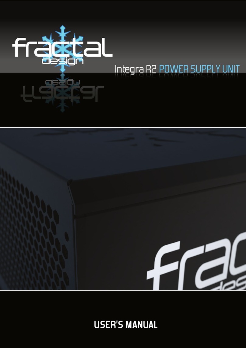 Fractal design Integra R2 User manual