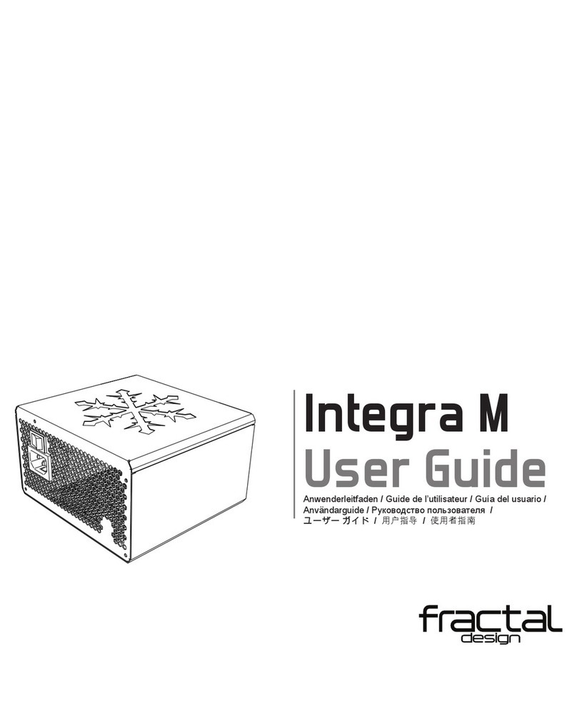 Fractal design Integra M User manual