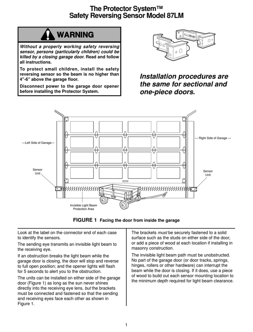 Chamberlain Protector 87LM User manual Chamberlain Protector 87LM User manual