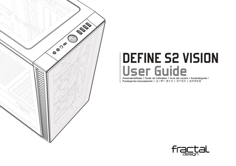 Fractal design DEFINE S2 VISION User manual