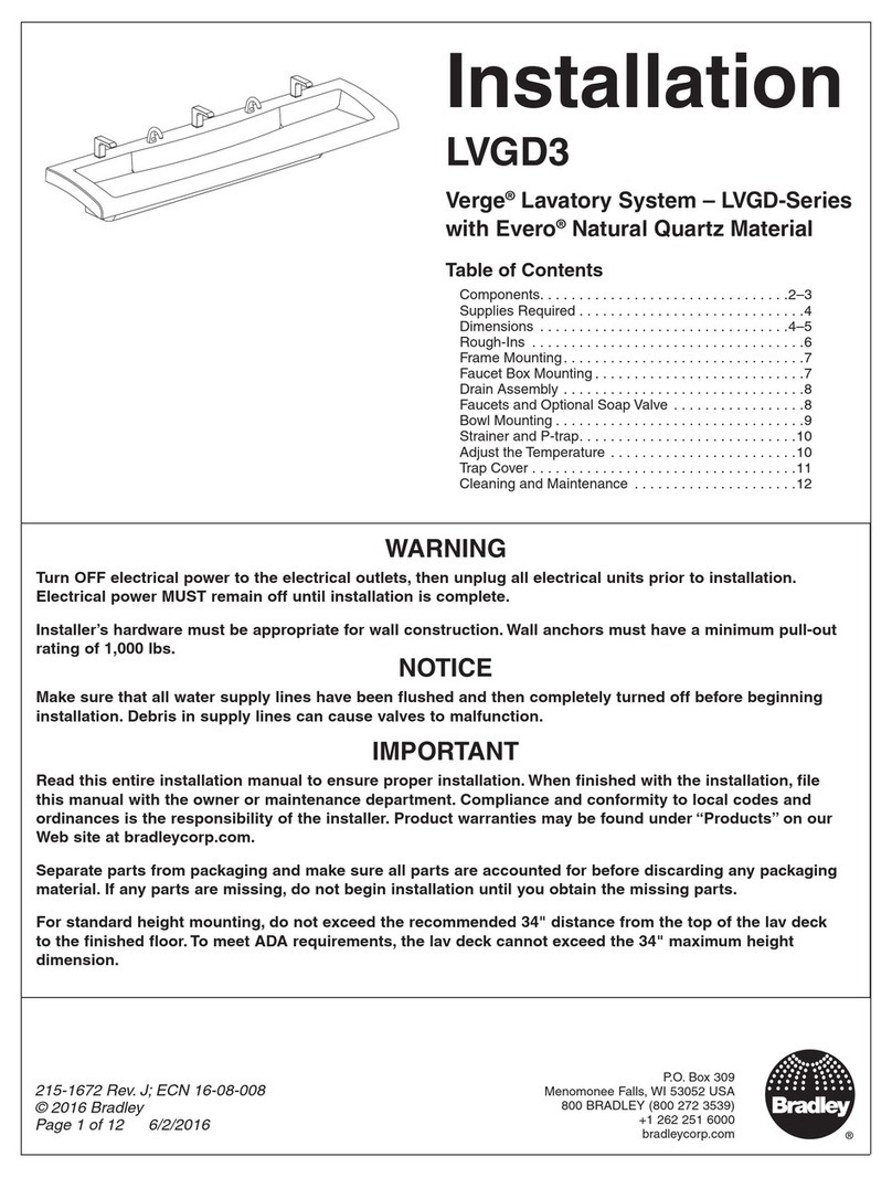 Bradley Verge LVGD Series User manual