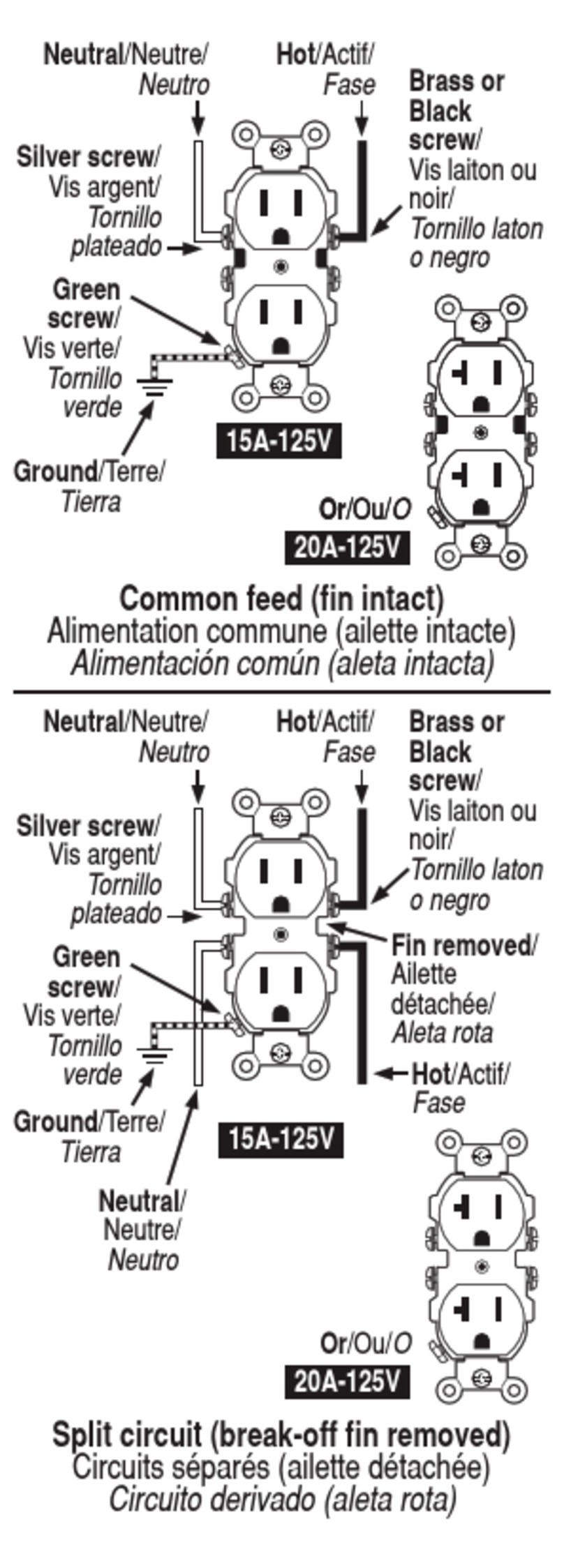Leviton BR20I instruction sheet