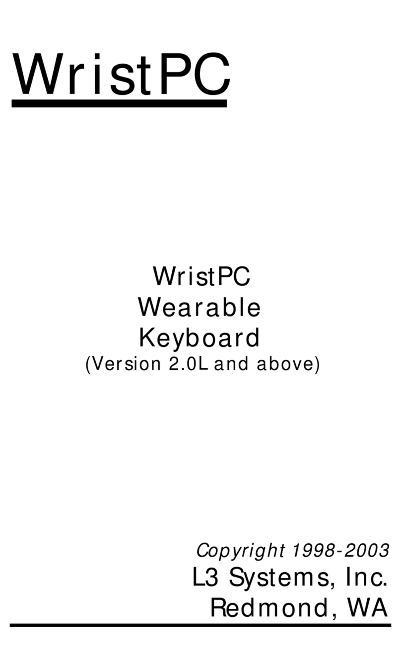 L3 Systems WristPC manual