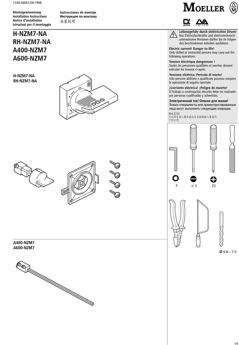Moeller H-NZM7-NA User manual Moeller H-NZM7-NA User manual