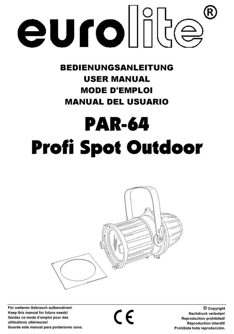 EuroLite PAR-64 Profi Spot user manual
