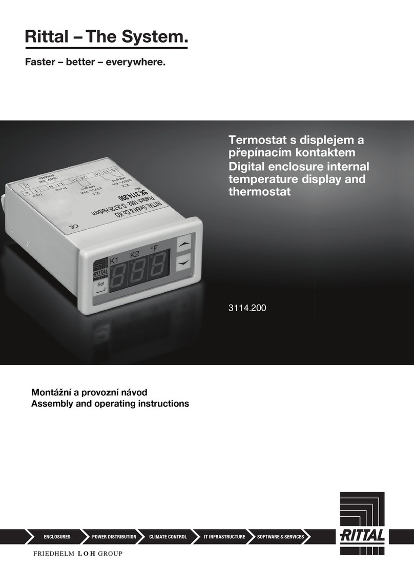 Rittal 3114.200 Assembly and operating instructions Rittal 3114.200 Assembly and operating instructions